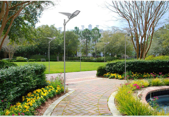 Factory Street Solar Light 100W 1150lm Cold White 6500K with Remote Control IP67