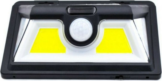 Επιτοίχιο Ηλιακό Φωτιστικό 1.2W 550lm Ψυχρό Λευκό με Αισθητήρα Κίνησης IP64 16x10.3x4.6εκ.