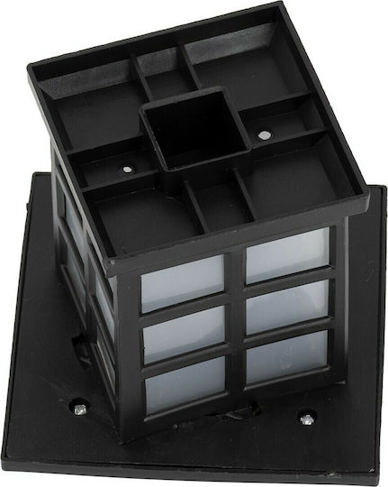 GloboStar Spiked Solar Light Traffic light 1W 50lm Cold White 6000K with Photocell IP65