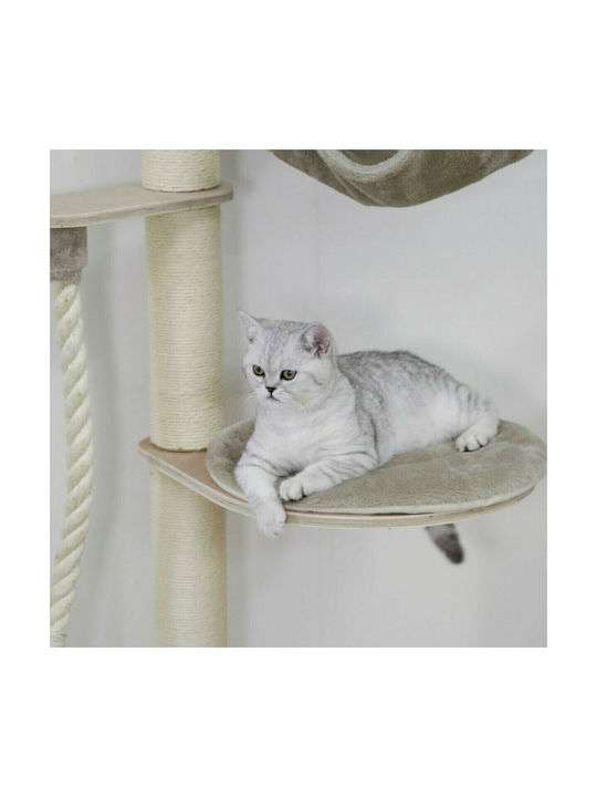 Kerbl Grappa Scratching Post Cat Trees Beige Wall Mounted 4 levels 80x53x204cm