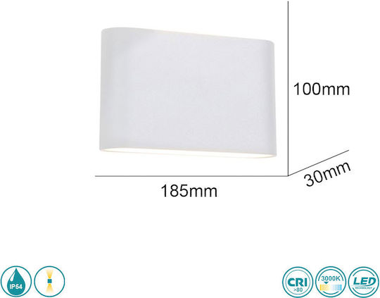 SoleLuce Стенен Външен Плафон LED IP54