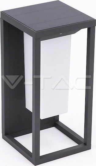 V-TAC Wall Mounted Solar Light Traffic light 2W 220lm Warm White 3000K with Motion Sensor and Photocell IP65 14cmx14cmx29cmcm