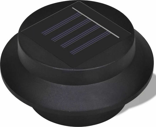 vidaXL Σετ 6 Επιτοίχια Ηλιακά Φωτιστικά 0.6W Ψυχρό Λευκό με Φωτοκύτταρο