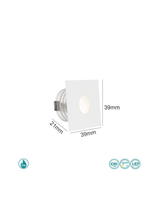 SoleLuce Επιτοίχιο Εξωτερικό Σποτ LED IP54