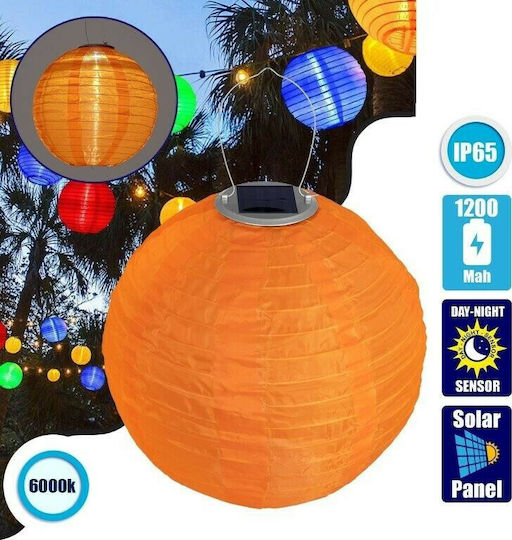 GloboStar Hängend Solarleuchte Ampel 1W 100lm Kaltweiß 6000K mit Fotokontakt IP65