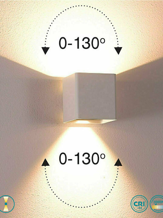 SoleLuce Επιτοίχιο Εξωτερικό Σποτ LED IP54