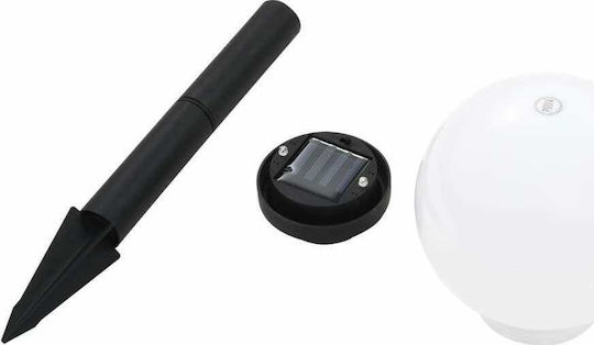 vidaXL Σετ 4 Καρφωτά Ηλιακά Φωτιστικά Μπάλες RGB με Φωτοκύτταρο IP44