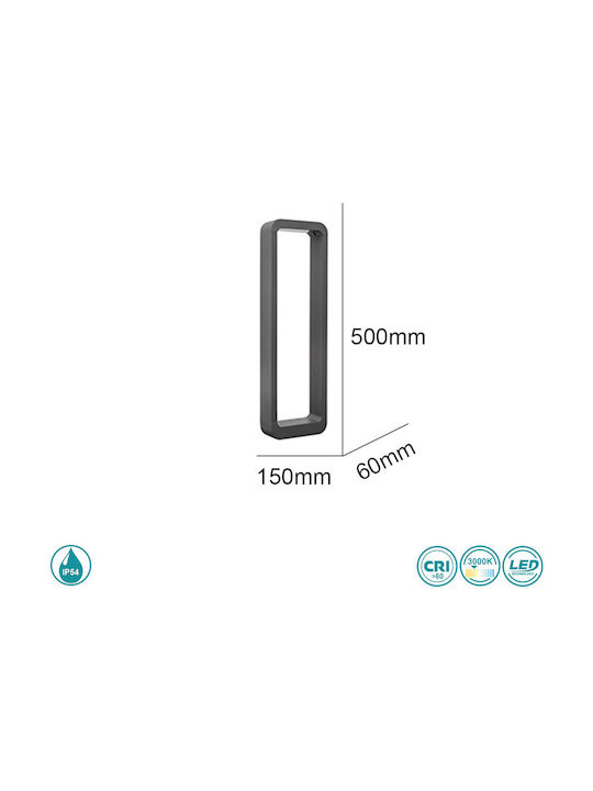 SoleLuce Outdoor Floor Lamp Small Post IP54 Black