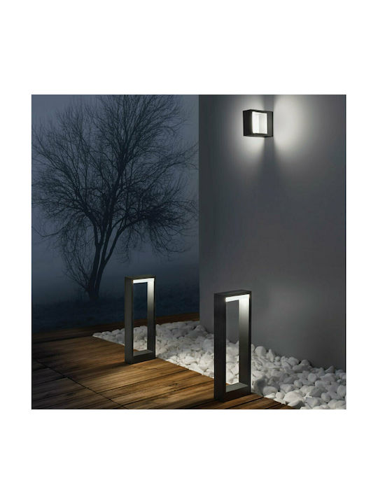 SoleLuce Outdoor Floor Lamp Small Post Exterior IP54 Black