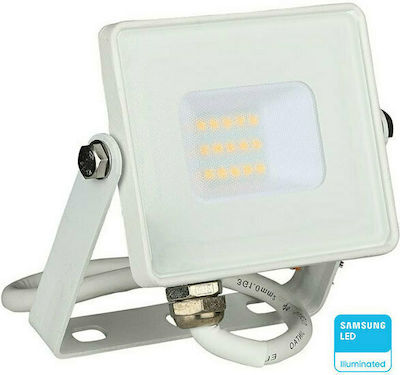 V-TAC Wasserdicht LED Flutlicht 10W Natürliches Weiß 4000K IP65