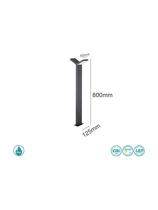 SoleLuce Outdoor Floor Lamp Small Post IP54 Black