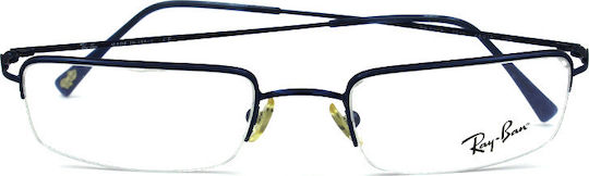 Ray Ban Vintage Women's Metal Prescription Eyeglass Frame Navy Blue RB6028 2510