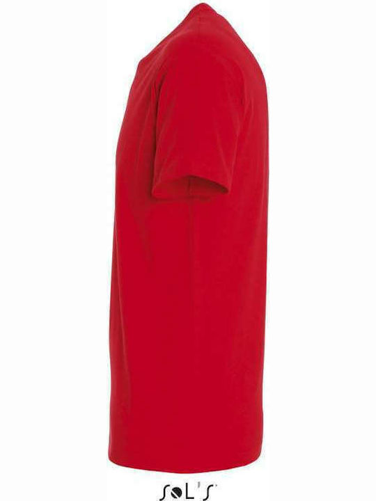 Sol's Imperial Werbe-T-Shirt in Rot Farbe