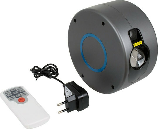 GloboStar Διακοσμητικό Φωτιστικό Laser Night Sky Aurora Galaxy LED RGB Party Light 3x3εκ.