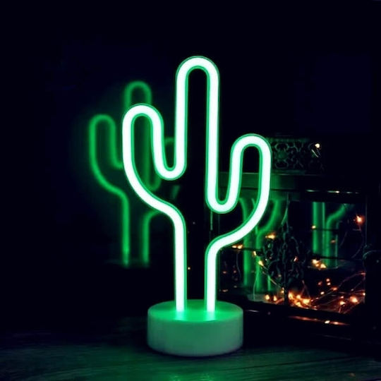 Trio Lighting Neon Διακοσμητικό Φωτιστικό Cactus LED Κάκτος 15x10x29εκ.