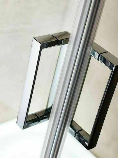 Tema Καμπίνα Ντουζιέρας με Συρόμενη Πόρτα 72x100x180cm Serigrafato