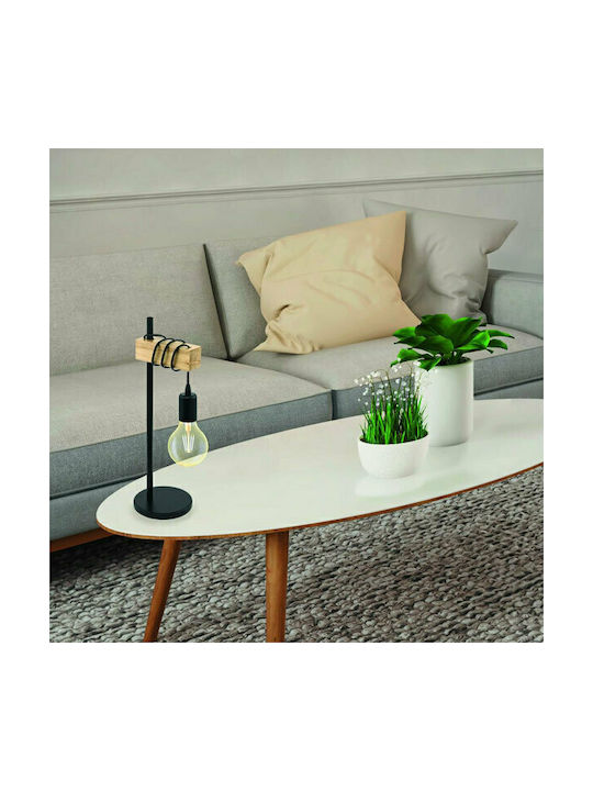 Eglo Townshend Decorative Lamp with Socket for Bulb E27 Black