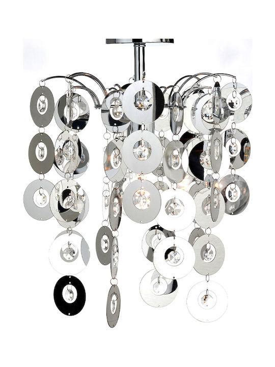 Aca Chandelier 1xE27 Silver SF171411C