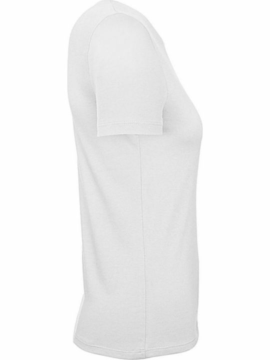 B&C E150 Tricou Promoțional pentru Femei, Alb