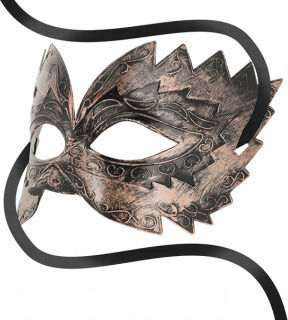 Ohmama Ohmama BDSM Maske Venezianische Augenmaske Version 1 Copper