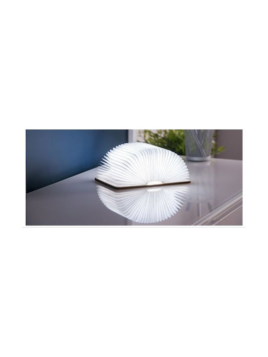 Gingko Smart Book Light Maple Dekorative Lampe Buchen Sie Braun