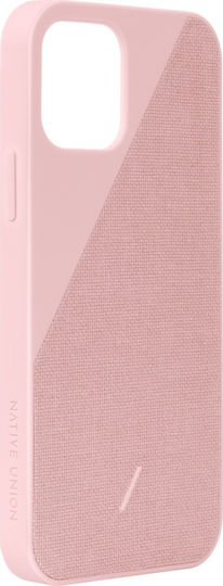 Native Union Clic Canvas Back Cover Υφασμάτινο Rose (iPhone 12 mini)