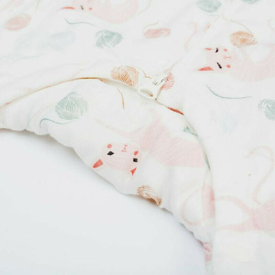 Lulujo Χειμερινός Υπνόσακος με Πόδια Deluxe Kitty 2.5 tog Λευκό