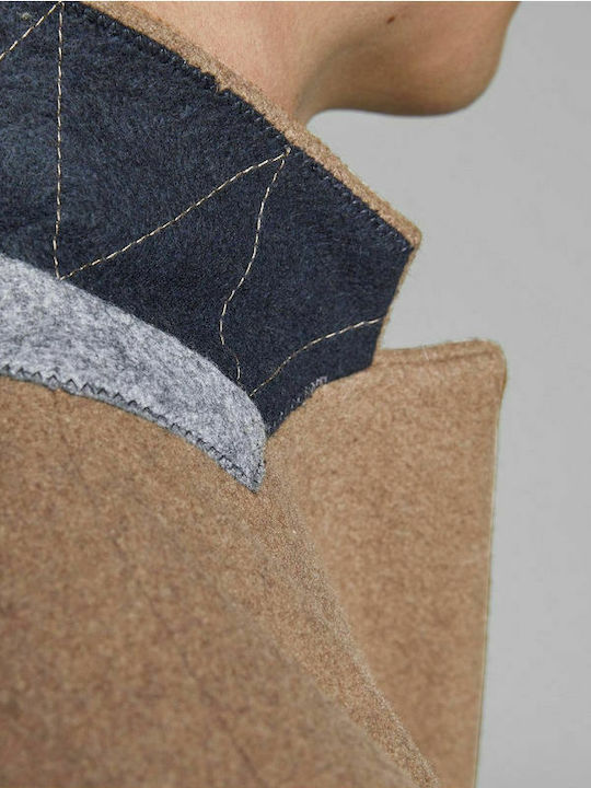 Men's Coat Khaki Beige