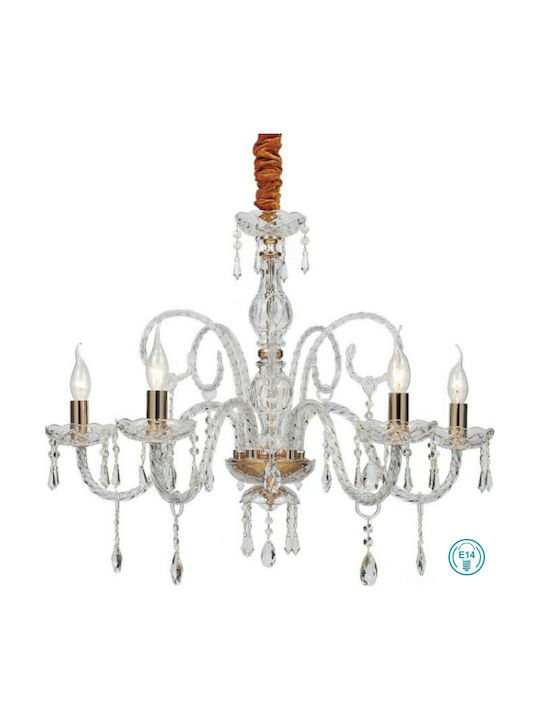 Fan Europe Monalisa-5 Kronleuchter mit Kerzen Transparent Fan Europe Monalisa-5 Kronleuchter mit Kerzen Transparent