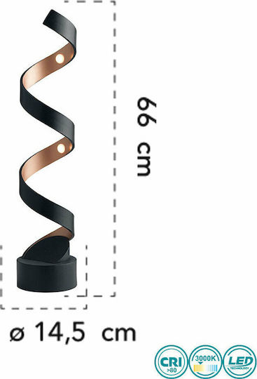 Fan Europe Helix Decorative Lamp Black