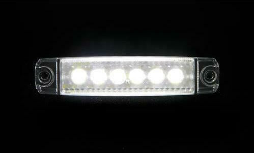 Lampa Truck Volume Lights 1pcs 12 / 24V - White L9700.7