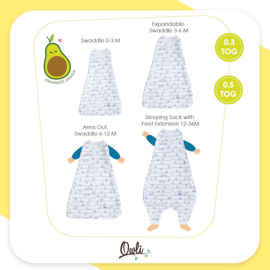 Owli Vara Sac de dormit Sleeping Guru 0.3 tog Multicolor