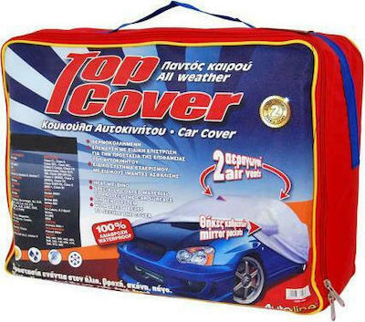 Autoline PMA Top Cover Κουκούλα Αυτοκινήτου 382x163x146cm Αδιάβροχη Small