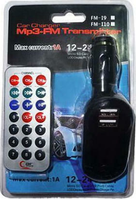 Powertech FM Transmitter Αυτοκινήτου T26 με MicroSD / USB