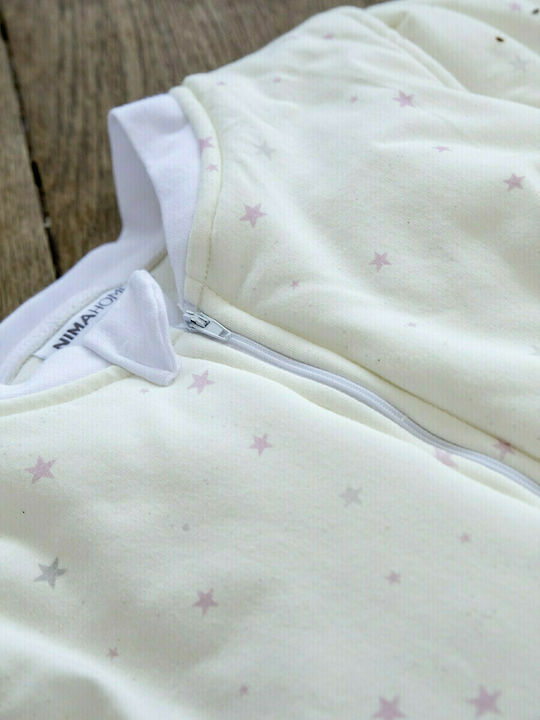 Nima Χειμερινός Υπνόσακος με Πόδια Moppet 3.5 tog Pink Stars με Αποσπώμενα Μανίκια