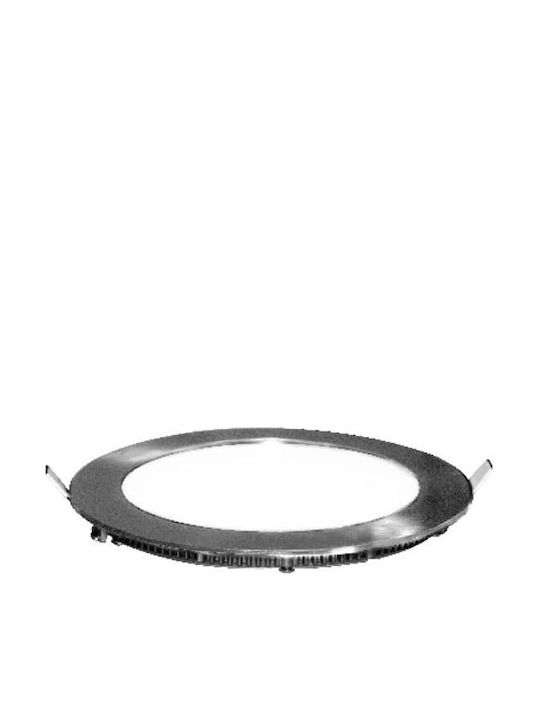 Aca Στρογγυλό Χωνευτό LED Panel 26W με Ψυχρό Λευκό Φως 6000K 30εκ.
