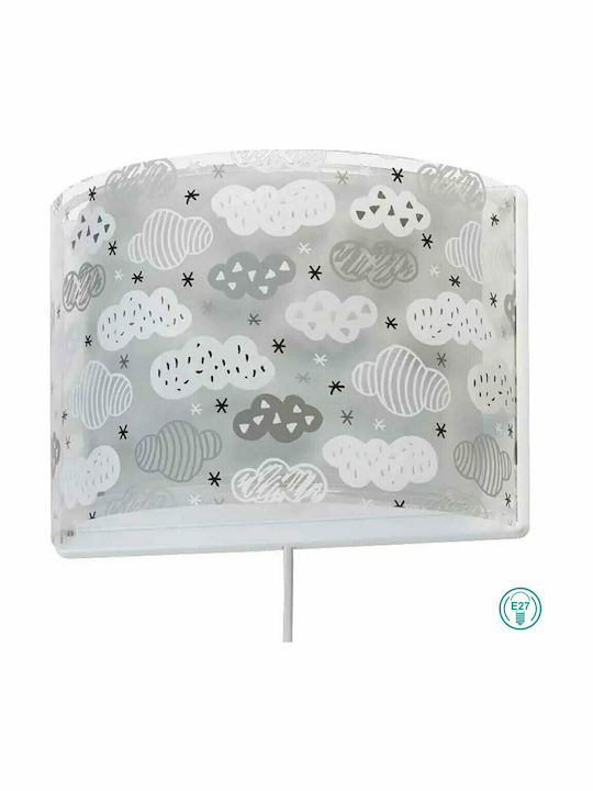 Ango Plastic Kids Wall Light Clouds