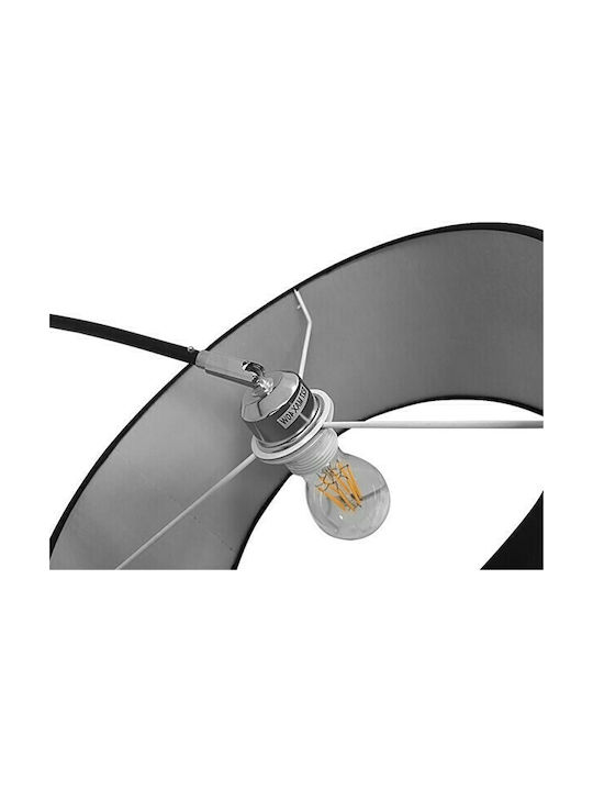 GloboStar Imperial Lampadar de Podea H172xL38cm cu Bază pentru Bec E27 Negru