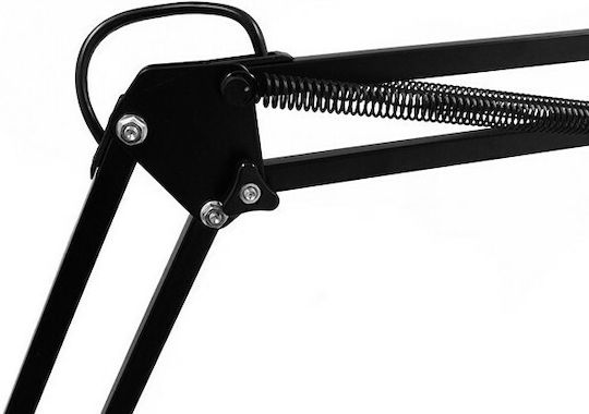 GloboStar Audrey Vintage Lampa de podea Î190xL15cm. cu Soclu pentru Bec E27 Negru