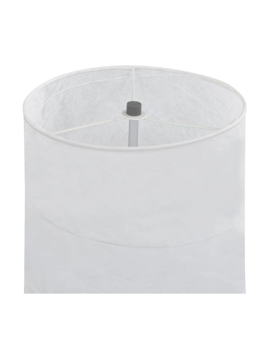 vidaXL Floor Lamp H121xW22cm. with Socket for Bulb E27 Gray