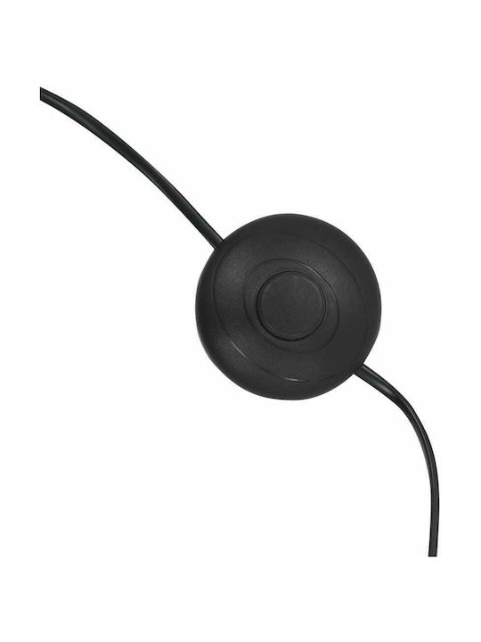 vidaXL Floor Lamp H121xW22cm. with Socket for Bulb E27 Gray