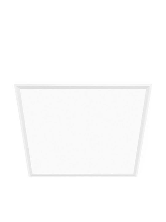 Aca Square Recessed LED Panel 48W with Natural White Light 60x60cm