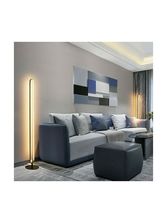 Atman Leggenda Boston Vintage LED Floor Lamp H135xW20cm. with Adjustable White Light 900lm Black