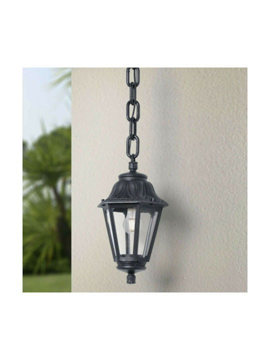 Fumagalli Sichem/Anna Outdoor Hanging Ceiling Light E27 in Black Color 145-26008