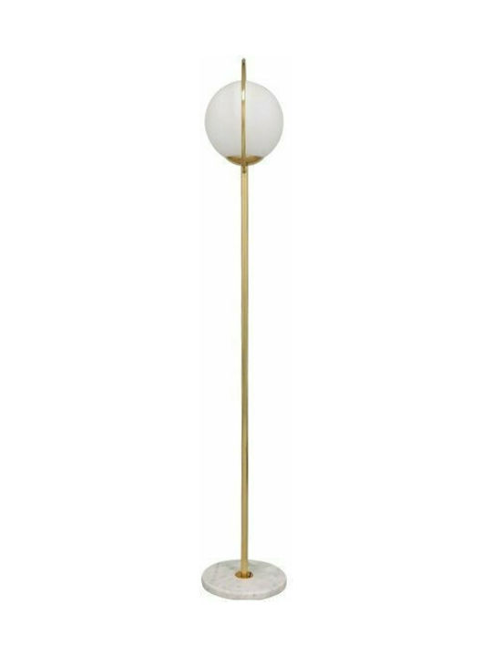 GloboStar VERSAILLES Φωτιστικό Δαπέδου Υ170xΜ35εκ. με Ντουί για Λαμπτήρα E27 Λευκό