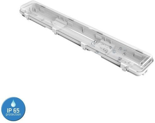 Spot Light Lighting Batten Double-Ended Outdoor with 2 Slots for LED Lamps T8 24W 156cm