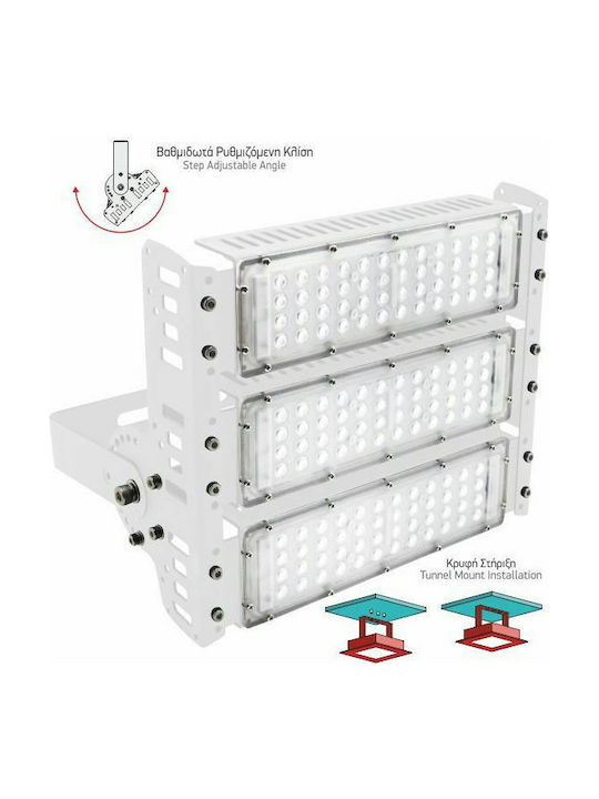 Spot Light Плафониера за Външен Таван с Вградено LED в Бял Цвят 5834