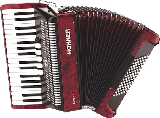 Hohner Bravo III Silent Key Ακορντεόν 72 Mπάσων