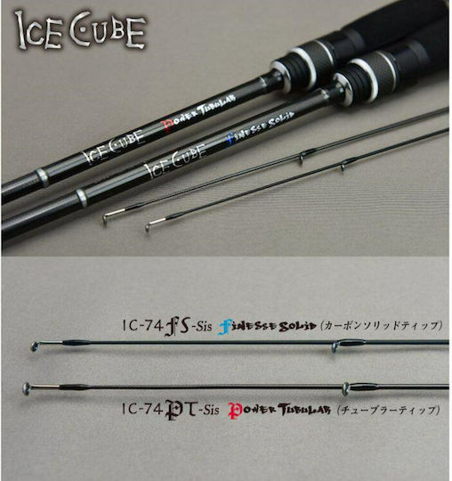 Tict Ice Cube 74PT-Sis Риболовен прът за Лек рокфишинг 2.24м 0.8-9гр