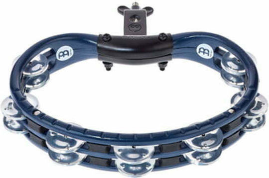 Meinl Traditional ABS Aluminum Jingles Син Пластмаса Тамбурин Hi-Hat с два реда зили